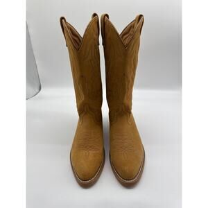 Men’s Brown Laredo Cowboy Boots. 68216 8 E W. Jacksonville. Tan‎ suede.